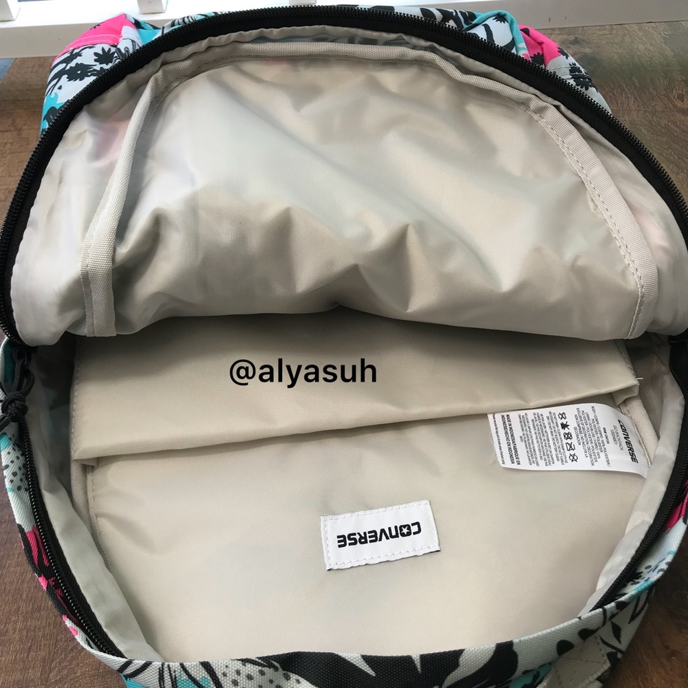 NWT Converse CTAS GO Backpack 🎒 Floral W AUTHENT - Picture 6 of 7